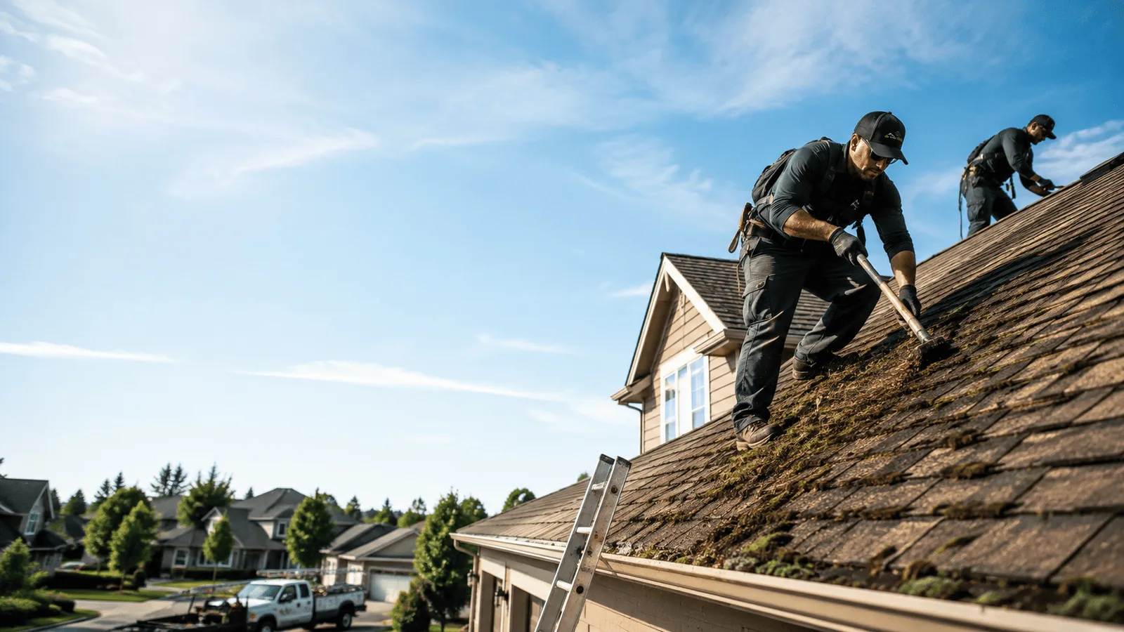 Roof Moss Removal in Vergennes, IL near me